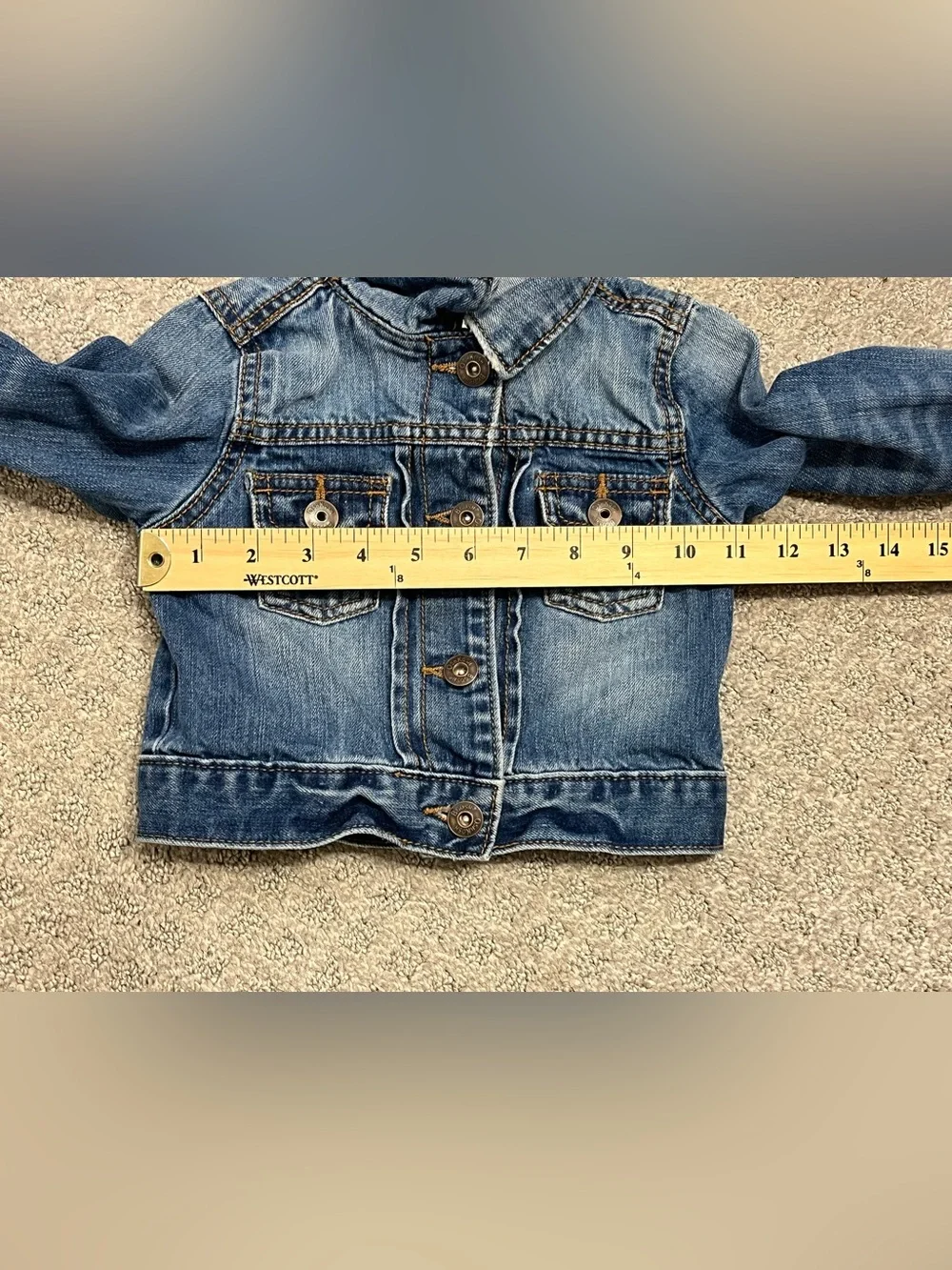 OshKosh B'gosh Toddler Girls Size 3T Denim Jean Jacket